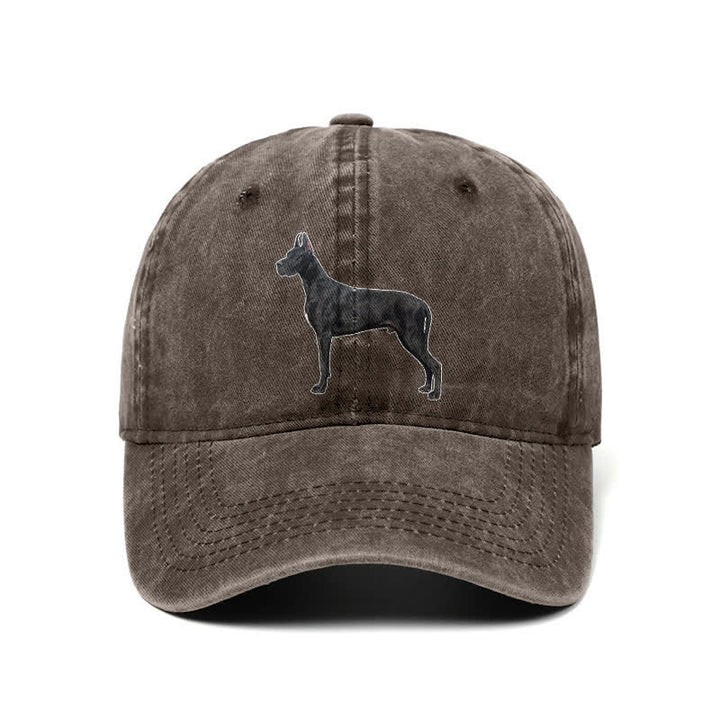 Gorra de béisbol ajustable para amantes de los perros dóberman