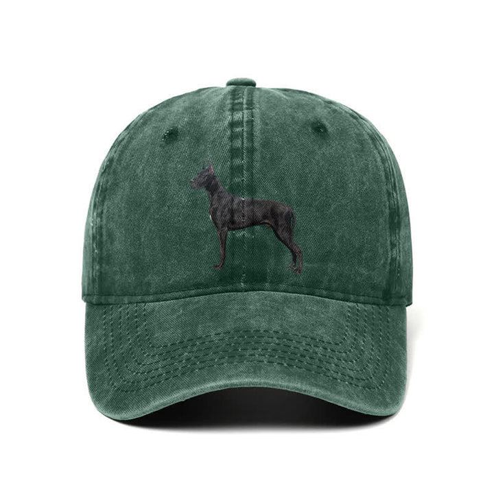 Gorra de béisbol ajustable para amantes de los perros dóberman