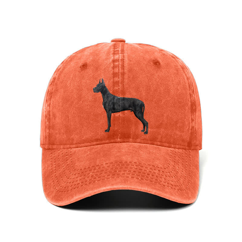 Gorra de béisbol ajustable para amantes de los perros dóberman