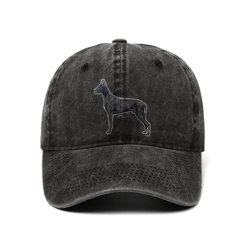 Gorra de béisbol ajustable para amantes de los perros dóberman