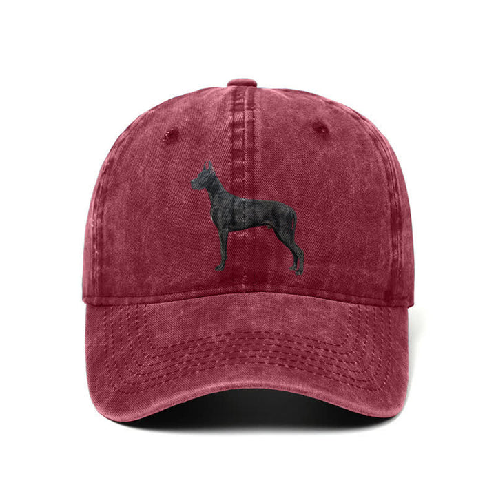 Gorra de béisbol ajustable para amantes de los perros dóberman