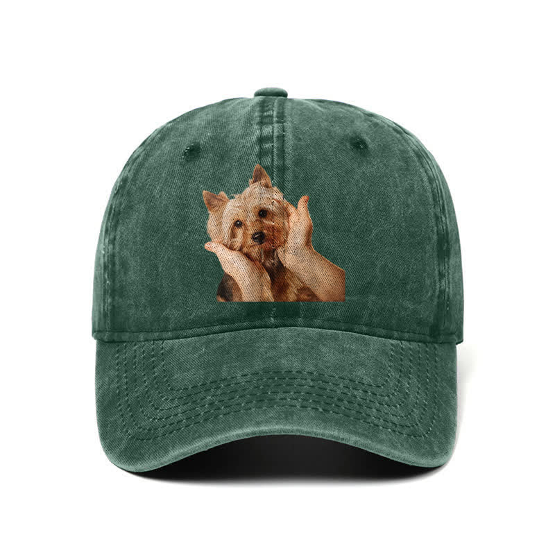 Gorra de béisbol ajustable para amantes de los perros Yorkshire Terrier