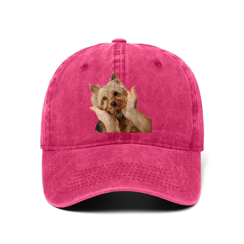 Gorra de béisbol ajustable para amantes de los perros Yorkshire Terrier