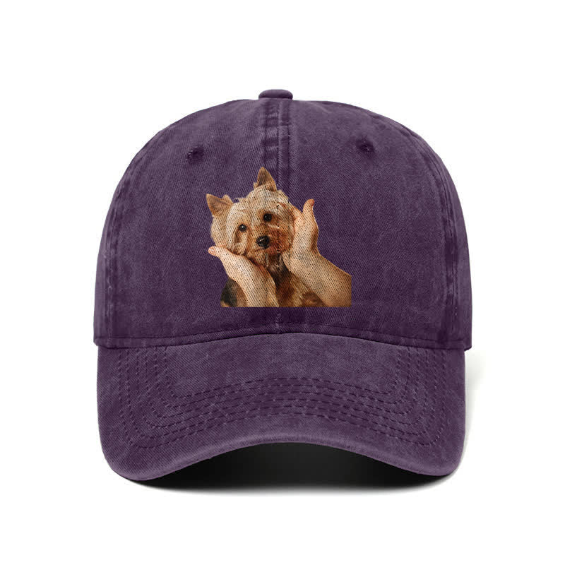 Gorra de béisbol ajustable para amantes de los perros Yorkshire Terrier