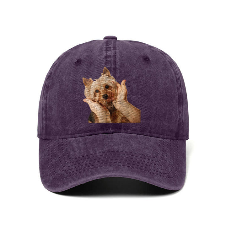 Gorra de béisbol ajustable para amantes de los perros Yorkshire Terrier