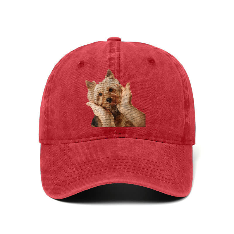 Gorra de béisbol ajustable para amantes de los perros Yorkshire Terrier