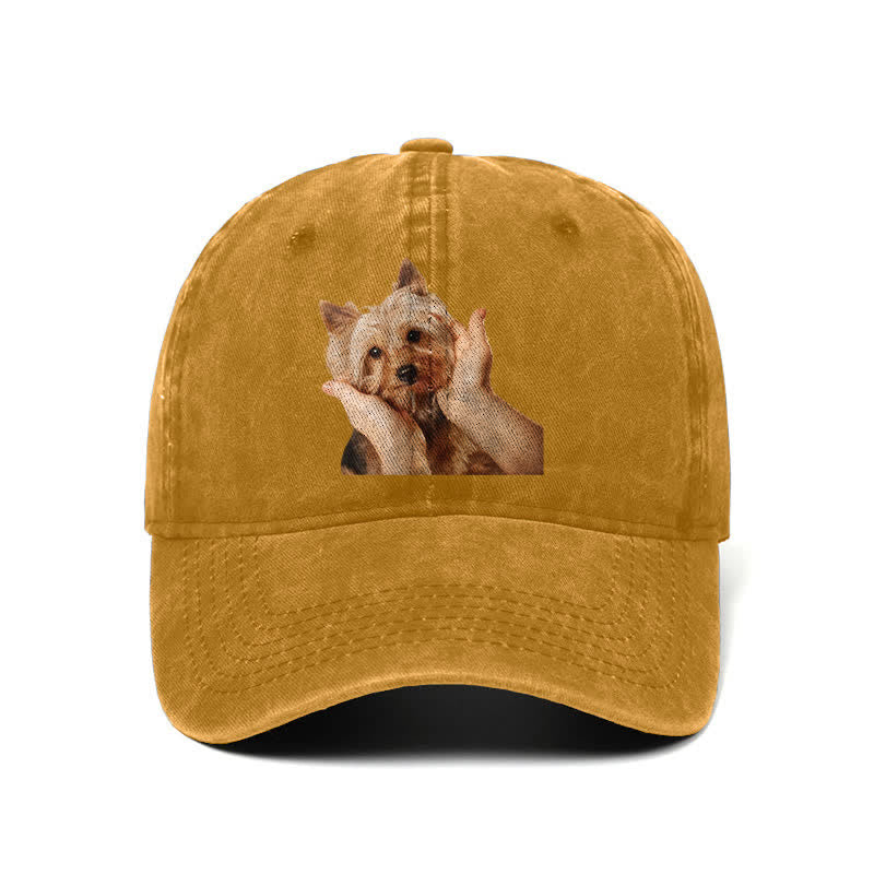 Gorra de béisbol ajustable para amantes de los perros Yorkshire Terrier