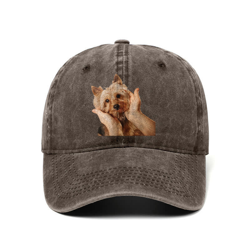 Gorra de béisbol ajustable para amantes de los perros Yorkshire Terrier