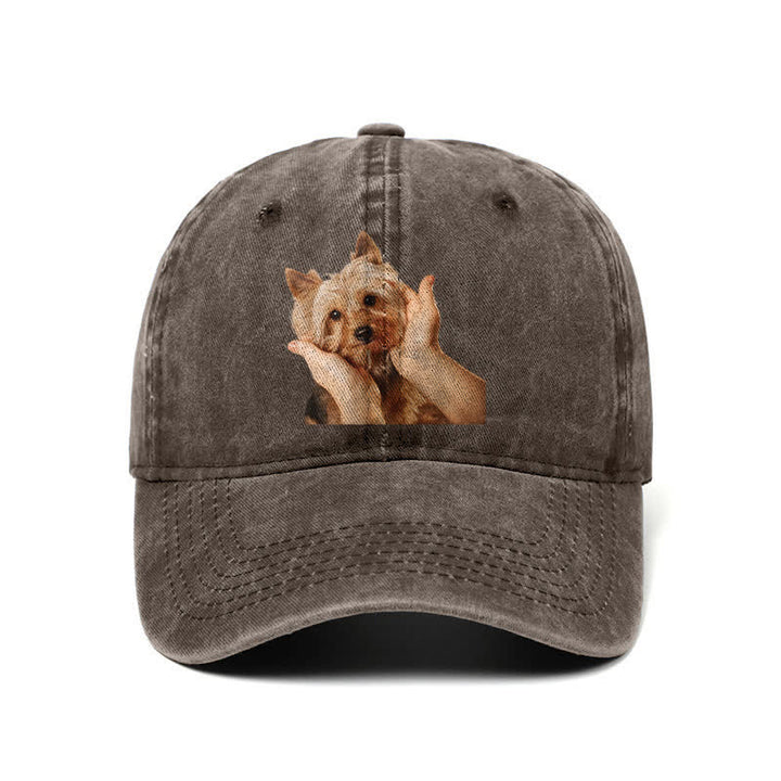 Gorra de béisbol ajustable para amantes de los perros Yorkshire Terrier