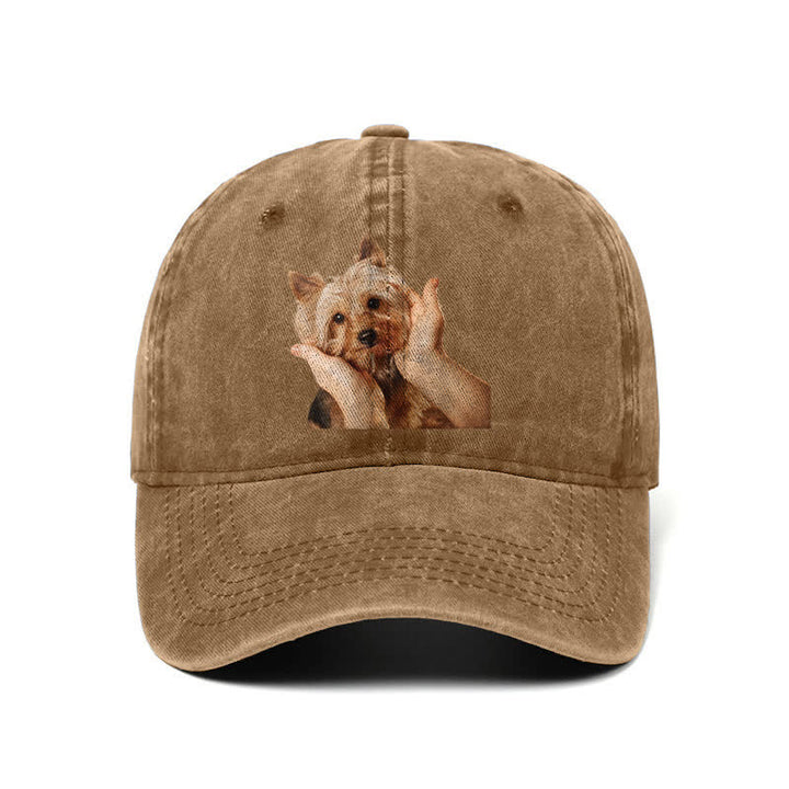 Gorra de béisbol ajustable para amantes de los perros Yorkshire Terrier