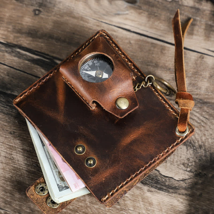 Cartera EDC con nombre personalizado, organizador de bolsillo, bolso de cuero para cinturón - image 10