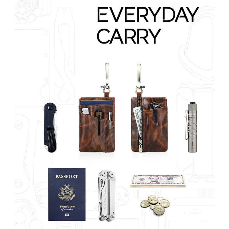 Bolsa de almacenamiento para linterna y herramientas para exteriores con hebilla de gancho grande - image 3
