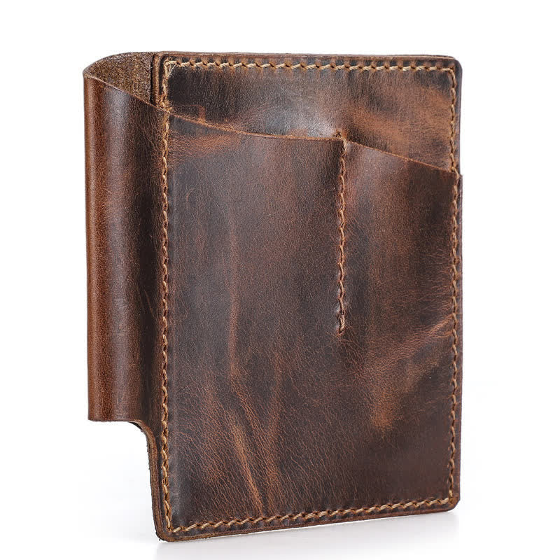 Bolsa de cinturón organizadora de bolsillo EDC de cuero retro - image 10