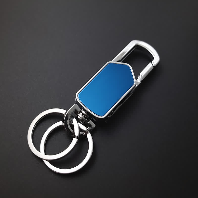 Llavero giratorio multifunción de 360 grados con cuchillo - Azul - image 6