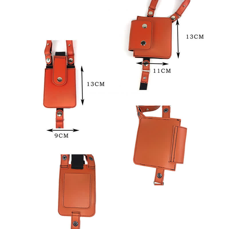 Bolsa deportiva doble de hombro para axilas con trabilla para cinturón - image 7