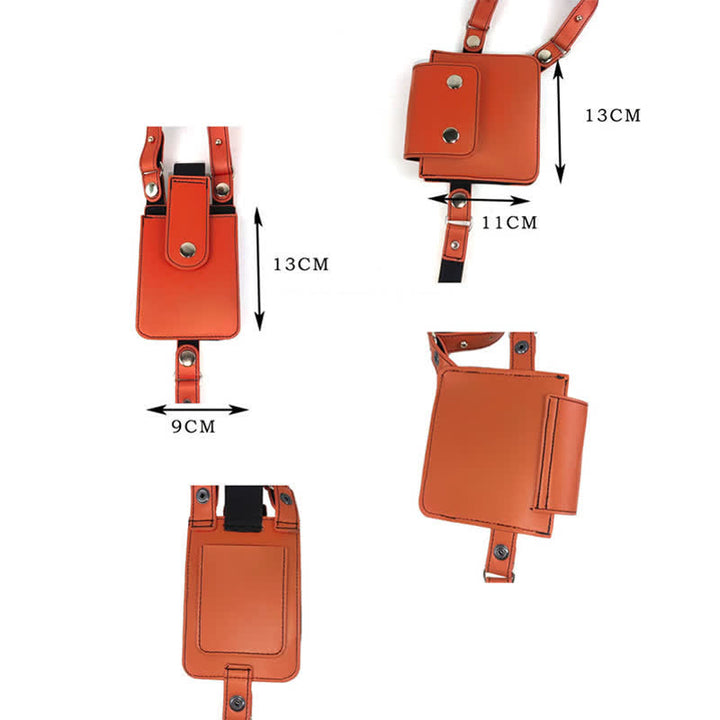 Bolsa deportiva doble de hombro para axilas con trabilla para cinturón - image 7