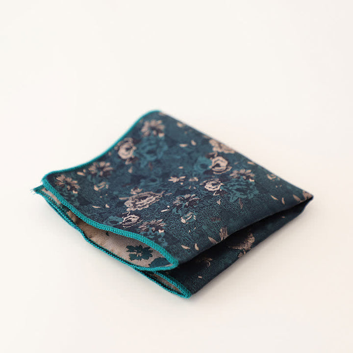 Pañuelo de bolsillo vintage para caballero con múltiples estampados para hombre - Estilo #3 - image 7