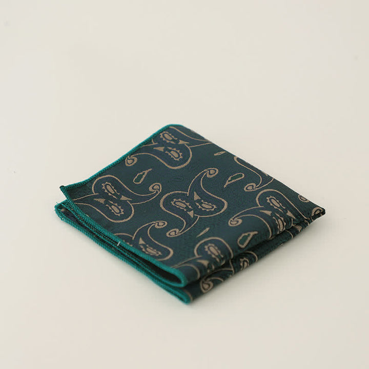 Pañuelo de bolsillo vintage para caballero con múltiples estampados para hombre - Estilo #11 - image 15