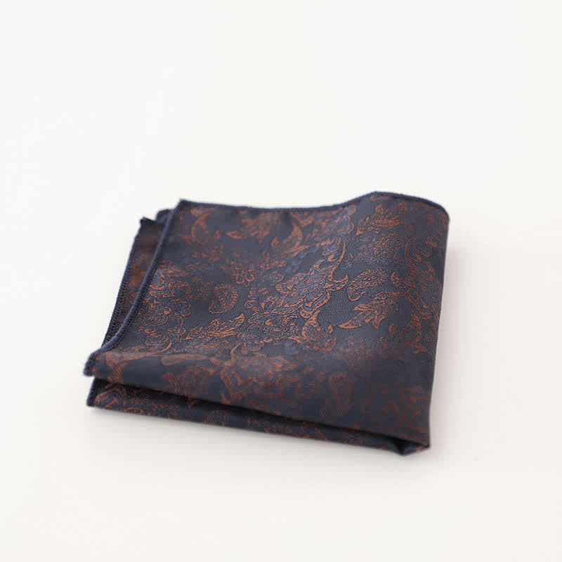 Pañuelo de bolsillo vintage para caballero con múltiples estampados para hombre - Estilo #19 - image 23