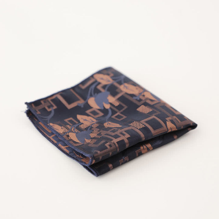 Pañuelo de bolsillo vintage para caballero con múltiples estampados para hombre - Estilo #21 - image 25