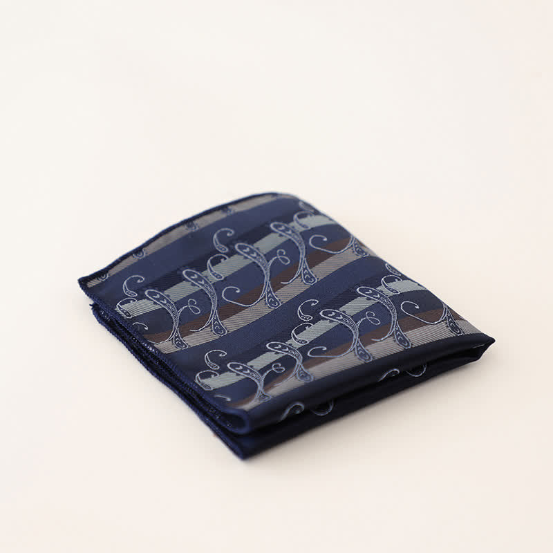 Pañuelo de bolsillo vintage para caballero con múltiples estampados para hombre - Estilo #2 - image 6