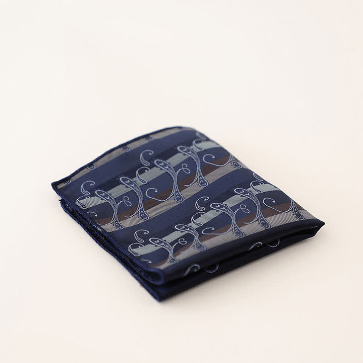 Pañuelo de bolsillo vintage para caballero con múltiples estampados para hombre - Estilo #2 - image 6