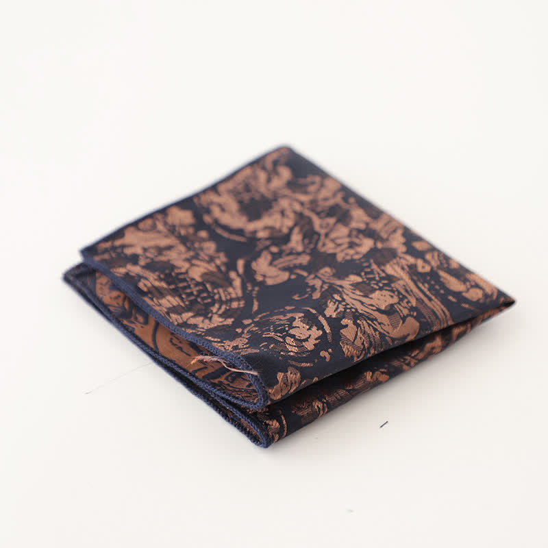 Pañuelo de bolsillo vintage para caballero con múltiples estampados para hombre - Estilo #16 - image 20