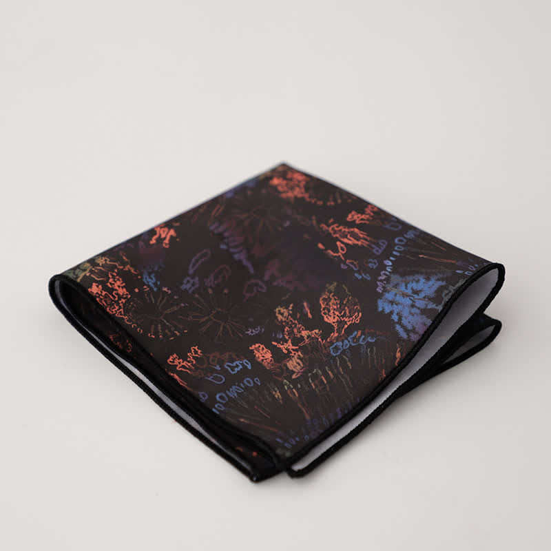 Pañuelo de bolsillo para hombre con estampado floral geométrico elegante - Estilo #13 - image 16