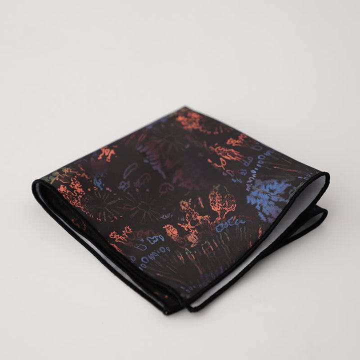 Pañuelo de bolsillo para hombre con estampado floral geométrico elegante - Estilo #13 - image 16