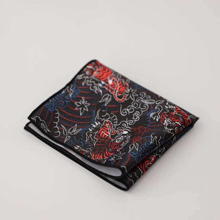 Pañuelo de bolsillo para hombre con estampado floral geométrico elegante - Estilo #21 - image 24