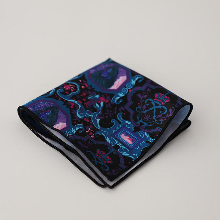 Pañuelo de bolsillo para hombre con estampado floral geométrico elegante - Estilo #10 - image 13