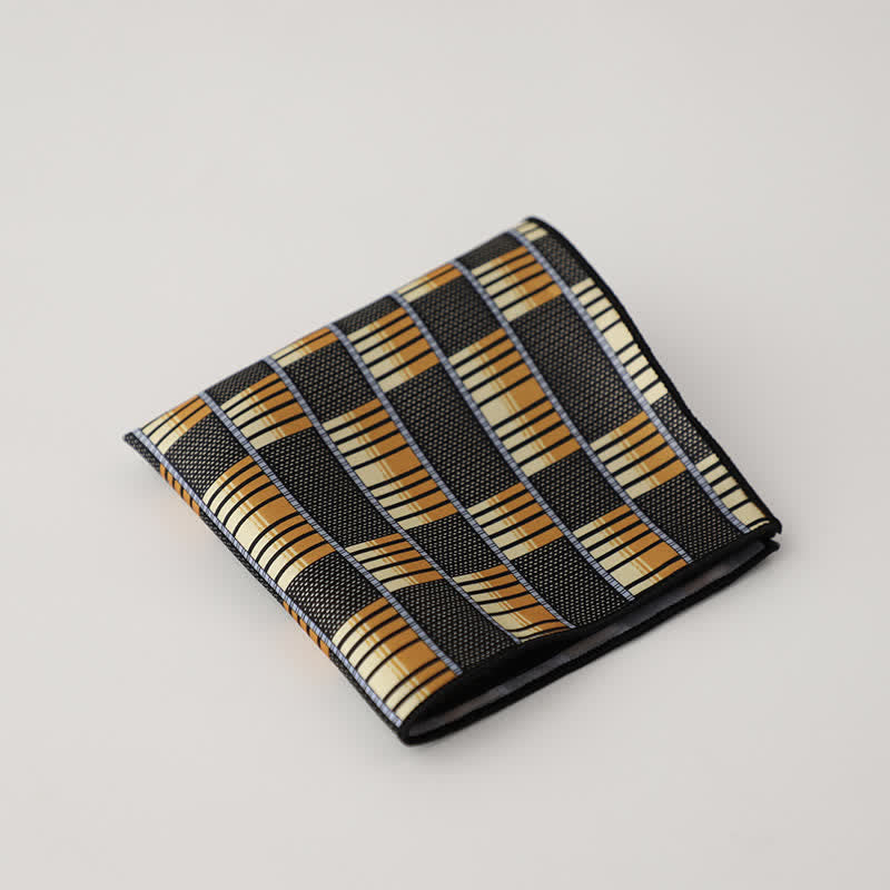 Pañuelo de bolsillo para hombre con estampado floral geométrico elegante - Estilo #3 - image 6