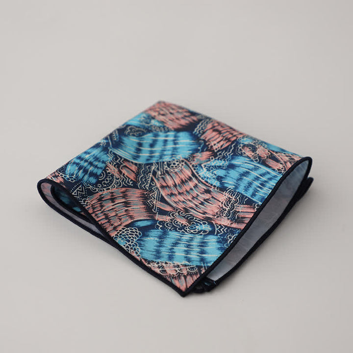 Pañuelo de bolsillo para hombre con estampado floral geométrico elegante - Estilo #11 - image 14
