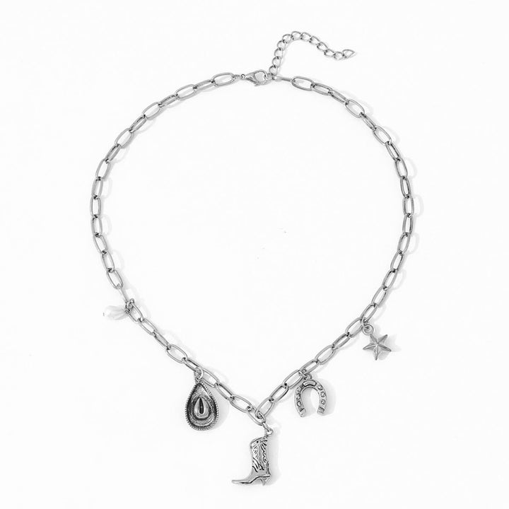 Collar de metal para mujer con temática de vaquero del oeste - image 5