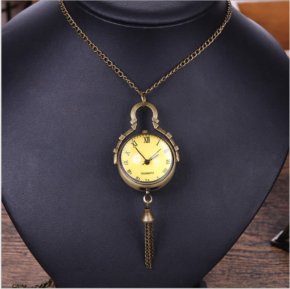 Reloj de bolsillo unisex retro grande de cuarzo de lujo - image 2