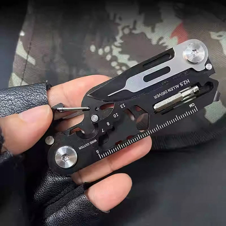 Llavero con navaja plegable portátil y herramienta EDC multifuncional - image 2