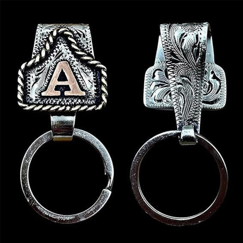 Llavero de metal con letras retro estilo vaquero occidental - image 2