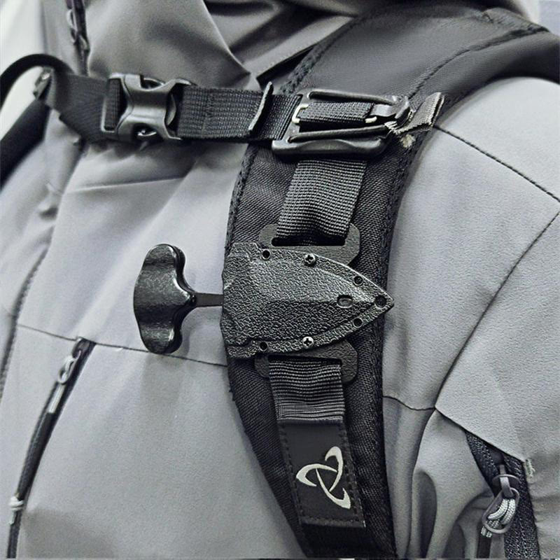 Minicuchillo negro de autodefensa EDC portátil para exteriores - image 1