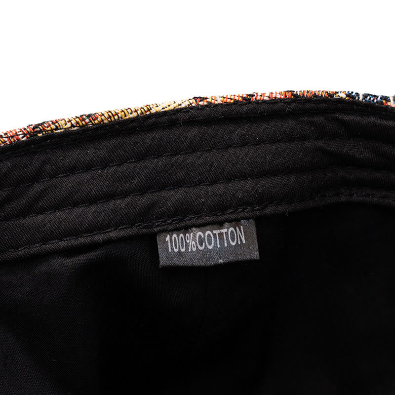 Boina a cuadros vintage con borde roto para otoño e invierno - image 8