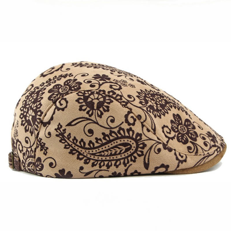Boina con estampado de anacardos personalizado de estilo étnico - image 6