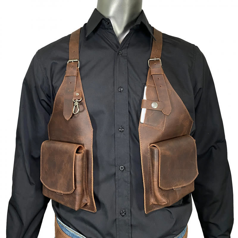 Cartera de bolsillo grande estilo medieval para llevar al hombro bajo la axila - image 2