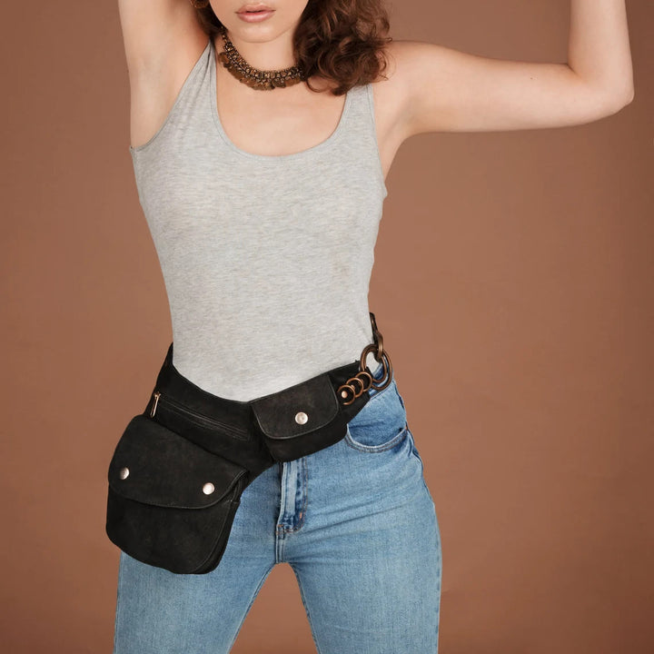 Bolso retro para teléfono, cartera, cinturón, para mujer, para viajes, senderismo - image 4