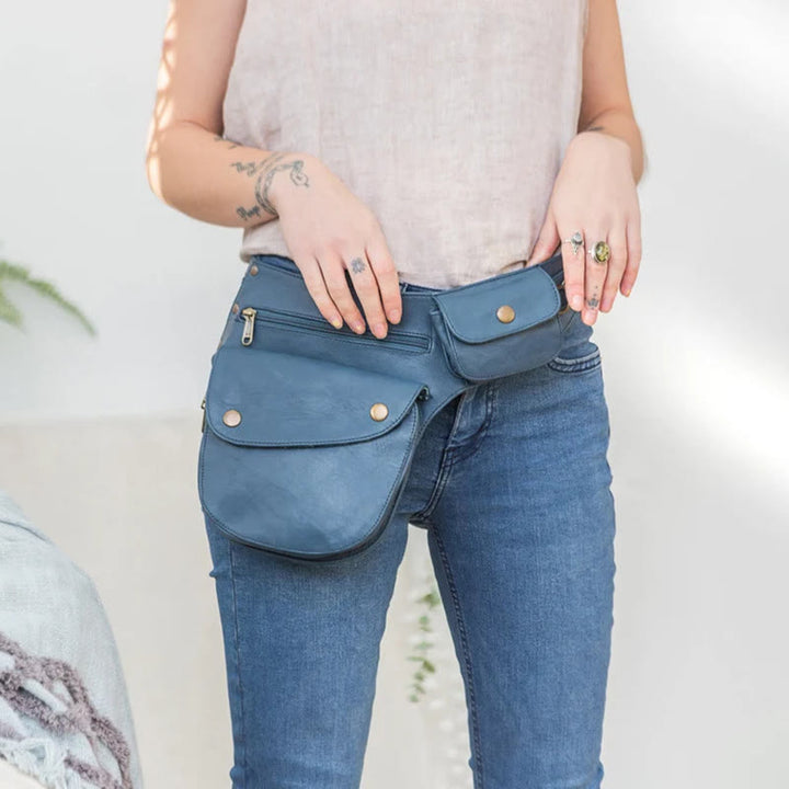 Bolso retro para teléfono, cartera, cinturón, para mujer, para viajes, senderismo - image 5