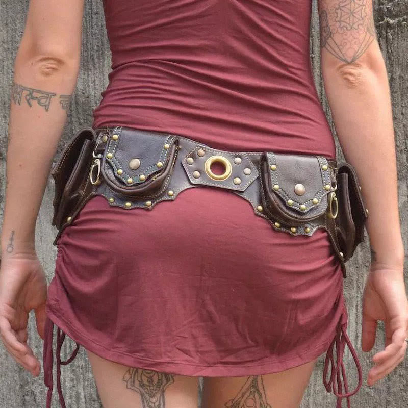 Cartera portátil retro multibolsillos estilo vikingo - image 7