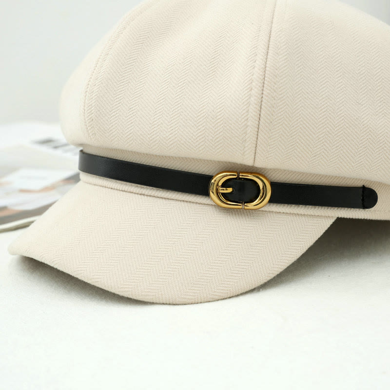 Boina de invierno para mujer estilo retro británico - image 6