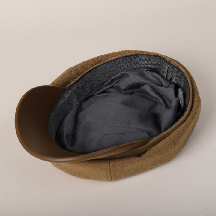 Boina de invierno de moda para mujer con hebilla de cinturón en el borde - image 3
