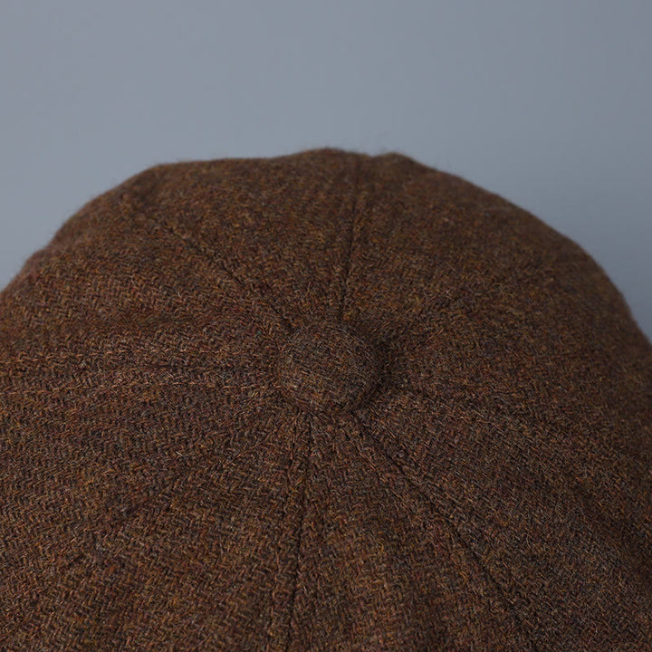 Boina de invierno para mujer, moderna y sencilla, con borde cubierto - image 5