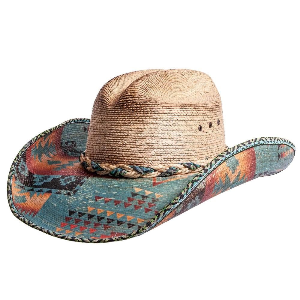 Sombrero de vaquero tejido a la moda para hombre - Marrón - Largo (22 7/8"-23 5/8") - image 0