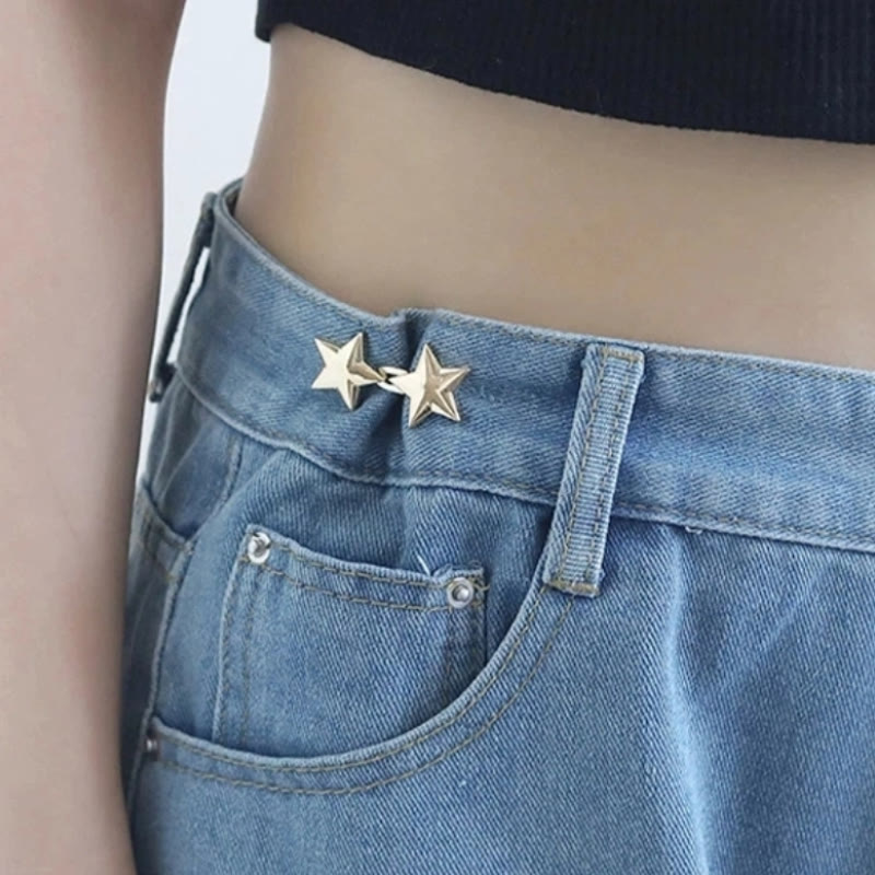 Ajustador de cintura extraíble con clip de cinturón en forma de estrella pentagonal - image 0