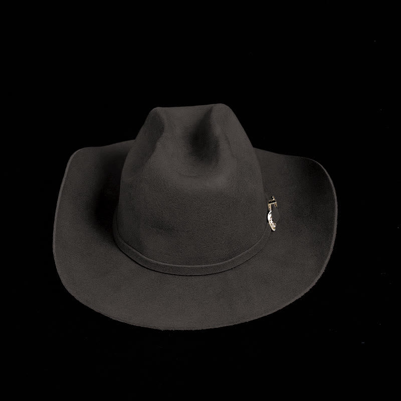 Sombrero de vaquero con texto y cinturón personalizables con estampado de equitación - Gris oscuro - Ajustable - image 12